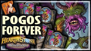 SHUDDERWOCK POGOS FOREVER  Hearthstone Battlegrounds [upl. by Asilanna]