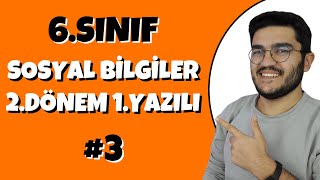 6Sınıf Sosyal Bilgiler 2Dönem 1Yazılı [upl. by Alilad]