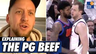 Joe Ingles Explains The Paul George Beef  JJ Redick [upl. by Annoif]