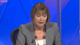 David Starkey Harriet Harman Victoria Coren fight on Question Time p2 [upl. by Beaufert]