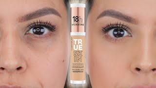 NEW DRUGSTORE CONCEALER 🚨CATRICE TRUE SKIN HIGH COVERAGE CONCEALER  REVIEW  FULL DAY WEAR TEST [upl. by Alegnasor490]