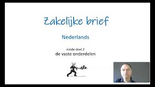 Zakelijke brief deel 2 opzet [upl. by Adnih22]