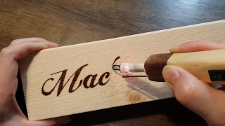 Wood burning for beginners  Handmade soldering iron [upl. by Sewellyn]