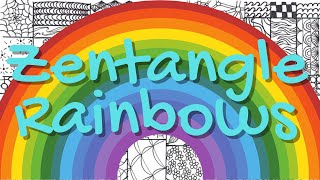 Rainbow Zentangles [upl. by Lipski]