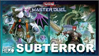 SUBTERROR DECK CONTROL YuGiOh Master Duel yugiohmasterduel subterror [upl. by Christan]