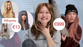 Cancer Patient Rates Expensive VS Cheap Wigs [upl. by Ylyl377]