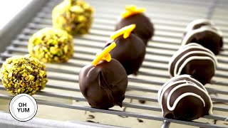 Professional Baker Teaches You How To Make CHOCOLATE TRUFFLES [upl. by Bertila]