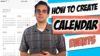 How to Create an iPhone Calendar Appointment [upl. by Elagibba157]