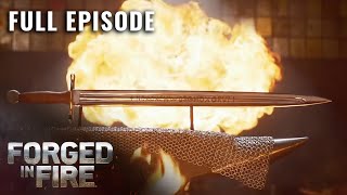 Forged in Fire MYSTERY SWORD 4 Smiths 1 Crate EPIC CHALLENGES S8 E24  Full Episode [upl. by Humph]