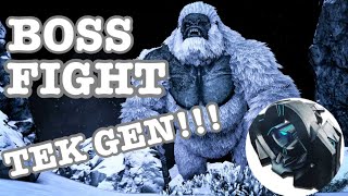 ARK ASCENDED MEGAPITHECUS BOSS FIGHTEASY TEK GEN ENGRAM [upl. by Robma]