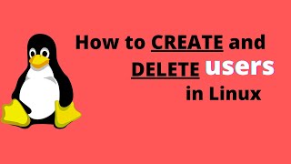 How to CREATE  ADD and DELETE users in Linux with commands in Terminal [upl. by Anuska]