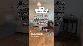 Alleviate Back Pain  Tightness  Pilates At Home [upl. by Bunder]