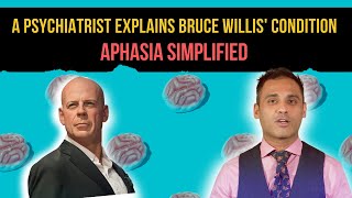 What is Aphasia  Types of Aphasia  A Psychiatrist Explains Bruce Willis Condition [upl. by Ainolloppa]