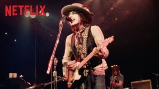 Bob Dylan quotHard Rainquot LIVE performance Full Song 1975  Netflix [upl. by Haneehs]