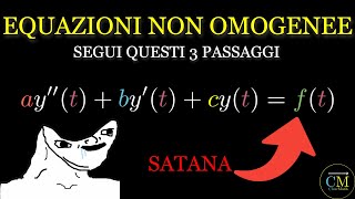 Guida for Dummies Equazioni Differenziali del Secondo Ordine non Omogenee  Metodo di Somiglianza [upl. by Gudrin]