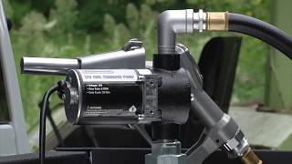 Roughneck Fuel Transfer Pump  14 HP 12 Volt 8 GPM [upl. by Adnwahsor]