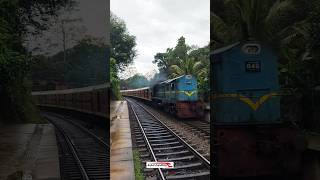 Trincomalee Express With Class M8 846 rare indian wdm2 icf srilanka railway morning trending [upl. by Sadnalor]