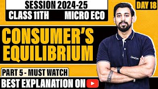 Microeconomics  Consumers Equilibrium  Chapter 2  Part 5 [upl. by Funda918]