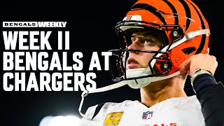 Preview Week 11 Bengals at Chargers  Bengals Weekly [upl. by Anelej]