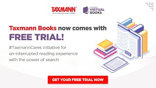 Taxmann Books Now Comes with a Free Trial [upl. by Freddi117]