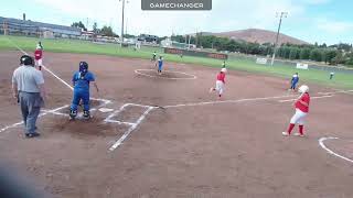 Leila Ramos line drive RBI single [upl. by Nojid684]