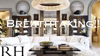 THE BEST OF RESTORATION HARDWARE  RH INTERIOR INSPIRATION [upl. by Nosidam394]