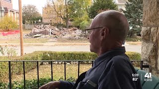 Residents in Kansas Citys Valentine Neighborhood holds memorial for demolished homes [upl. by Sheehan956]