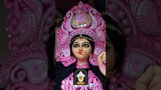 Maa Durga in colorful Daker saaj decoration  Durga Puja 2024 durgapuja shorts youtubeshorts [upl. by Nemraciram]