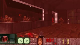 DOOM Definitive Base Ganymede E1M1 Nightmare [upl. by Yhtrod940]