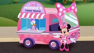 Minnies Food Truck Part 1  Minnie Mouse amp Daisy Duck  iPad app demo for kids  Ellie [upl. by Notyalk]