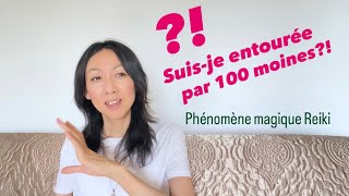 Suisje entourée par 100 moines  phénomène magique avec Reiki [upl. by Rickert]