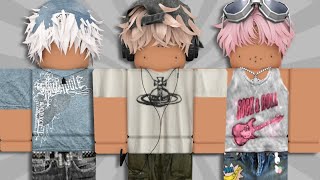 7 Aesthetic Roblox Boys Outfits W CODES amp LINKS [upl. by Nordna]