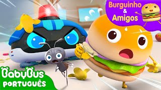 Um Grande Problema Causado pelo Lixo  Aventuras Alimentares  Burguinho e Amigos  BabyBus [upl. by Senalda666]