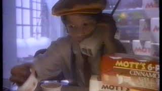 1987 Motts Apple Sauce quotI Got The Mottsquot TV Commercial [upl. by Philipps]