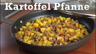 Schnelle KartoffelHackPfanne  Bratkartoffeln mal türkisch  Canans Rezepte [upl. by Boigie24]