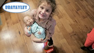 Hoverboarding with a Newborn WK 2613  Bratayley [upl. by Pang]