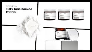 THE ORDINARY NIACINAMIDA EN POLVO  NIACINAMIDE POWDER  SORTEO [upl. by Daniela678]