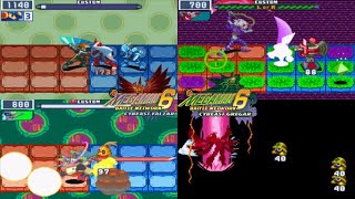 Mega Man Battle Network 6 All Crosses Navis ModCards Battle Chips and Program Advances [upl. by Aleirbag310]