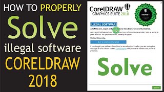 How To Fix CorelDraw X7 Illegal Copy  Illegal Software Your Product Has Been Disabled CorelDraw X7 [upl. by Olimreh593]