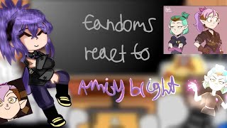 Fandoms react to amity blight Gacha club  I dont know  angst  Part 1 [upl. by Ztirf]