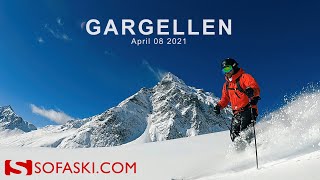 Spring Powder Skiing in Gargellen Montafon Austria [upl. by Lilith]