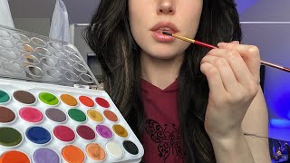 ASMR spit painting you w watercolors [upl. by Rahel]