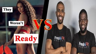 Fresh amp Fit Vs Brittany Renner Confrontation on DJ Akademiks Off The Record Podcast [upl. by Anaeirb]