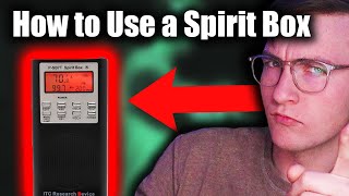 How to use a Spirit Box to speak to GHOSTS ghostbox spiritbox [upl. by Letnwahs]