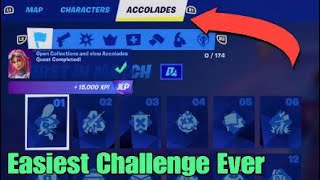 Easily Open Collections and View Accolades  Fortnite Jumpstart Quest [upl. by Cigam]