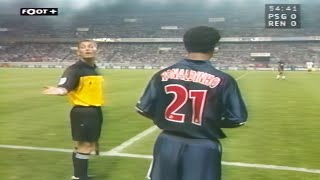 The Day Young Ronaldinho Substituted amp Changed the Game for PSG [upl. by Ellehc75]