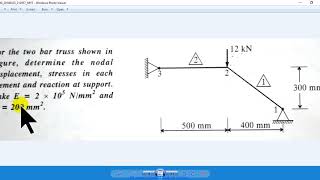 Static Structural analysis of Truss using Ansys workbench [upl. by Giacamo861]