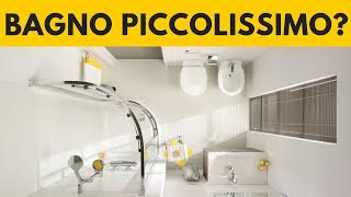 Bagno piccolissimo tutte le soluzioni e i trucchi per arredarlo [upl. by Onaicul50]