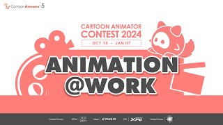 Cartoon Animator  2024 Contest quotAnimation At Workquot  Official Trailer [upl. by Eiwoh]