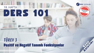 Ergi AYT 2024 Matematik Kampı  Ders 101  Türev 3  Pozitif ve Negatif Tanımlı Fonksiyonlar [upl. by Nirehtac729]